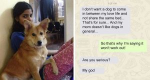 Per una giovane ragazza indiana è arrivato il momento del suo matrimonio combinato. L’uomo che deve sposare non le permette di portare il suo cane con se. Ecco cosa è stata costretta a fare