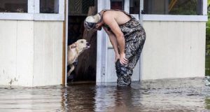 “Che m’importa del cane, io dovevo pensare a salvarmi” Queste le parole del proprietario che ha abbandonato il proprio amico a 4 zampe, nel bel mezzo di un alluvione. Dopo due giorni il povero cucciolo ancora aspettava il suo proprietario nel portico allagato. L’acqua continuava ad aumentare e anche la corrente.