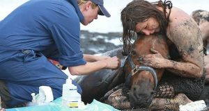 “Era tutta colpa mia, lo avevo portato a fare una passeggiata e non mi ero accorta delle sabbie mobili. Quando ho visto il mio cavallo che stava sprofondando ho iniziato a piangere, lui stava morendo e io non potevo fare niente”