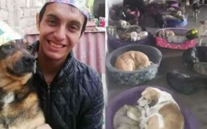 Il soccorritore che in punto di morte ha chiesto aiuto per i suoi 80 cani e 40 gatti