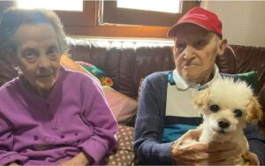 Addio Bambola: una coppia novantenne cerca una famiglia per il proprio cane prima di entrare in casa di cura