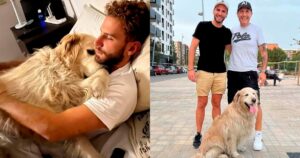 Fausto e il suo Golden retriever: due amici che per stare insieme hanno deciso di trasferirsi altrove