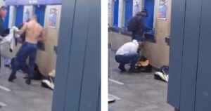 Un ragazzo si toglie la sua maglietta per coprire un cane che tremava dal freddo (VIDEO)